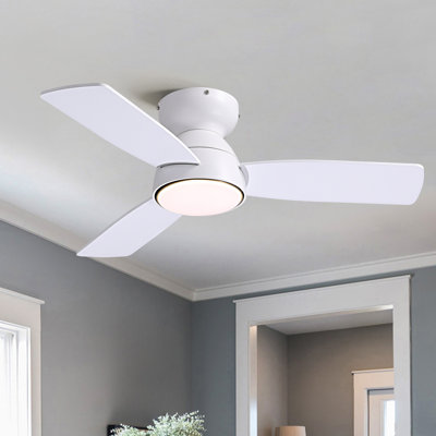32'' Small Ceiling Fan With Light Kit & Remote