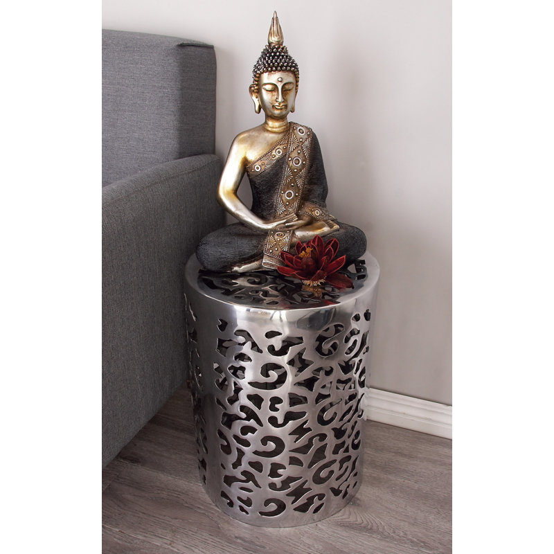 Alesia Aluminum Accent Stool