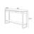 Chinese style simple brown console table-146858262