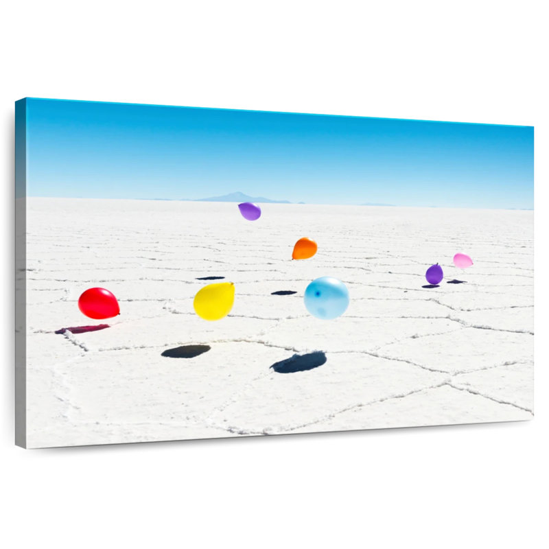 Ballons trois salar de Uyuni, Bolivie, H 32 po x l 48 po