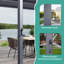 Pergola solaire en aluminium à DEL avec auvent-110414875