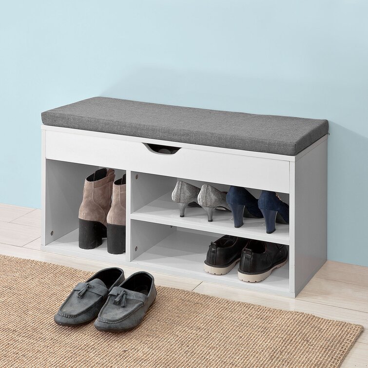 Latitude Run® 6 Pair Shoe Storage Bench