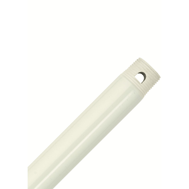 All-Weather Ceiling Fan Downrod, 12" H x 0.75" W x 0.75" D, Matte Black