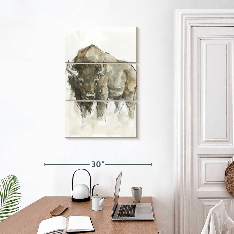 Brampt American Buffalo II, 32" H x 20" W