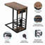 Jackqueline Frame End Table with Built-In Outlets