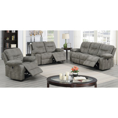 LosPalmos 3 - Piece Faux Leather Living Room Set
