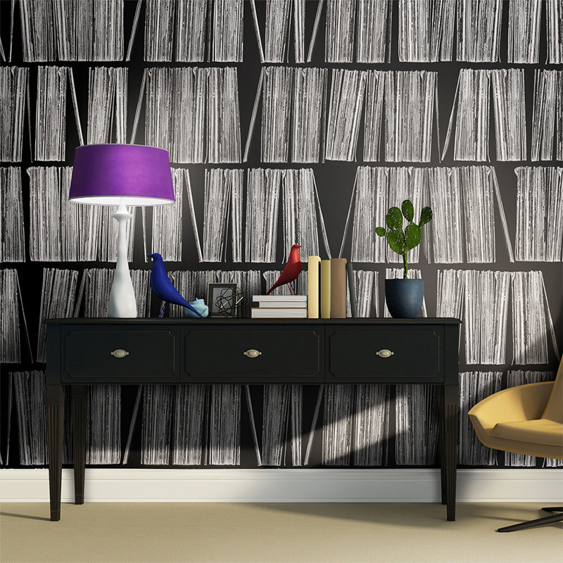Home Library 3.09m x 400cm Wallpaper, 200 cm x 154 cm