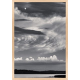 Island Lake Moon By Peter Dušek - Framed Wall Art