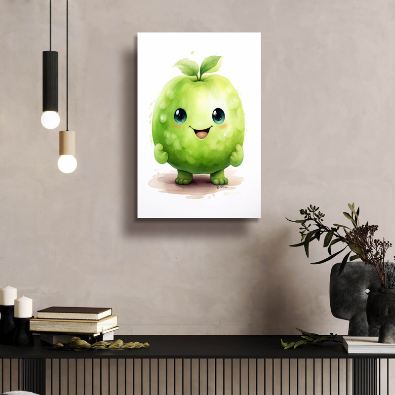  «Cut Fruit Monster 2» par Momart, art mural en verre acrylique, 12 po x 16 po, H 24 po x l 16 po x P 0,2 po