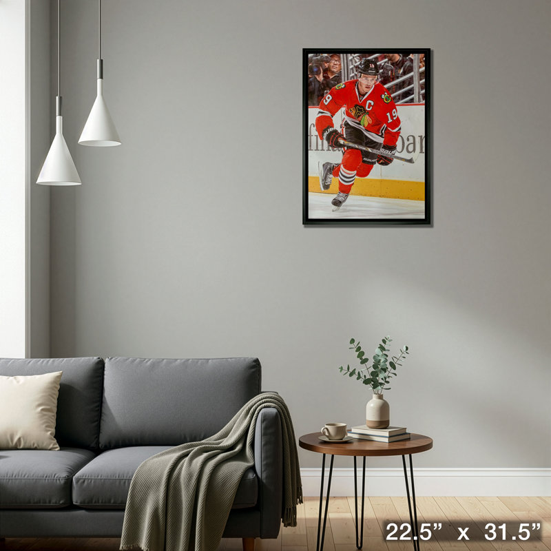 Jonathan Toews Chicago Blackhawks, toile 20 x 29