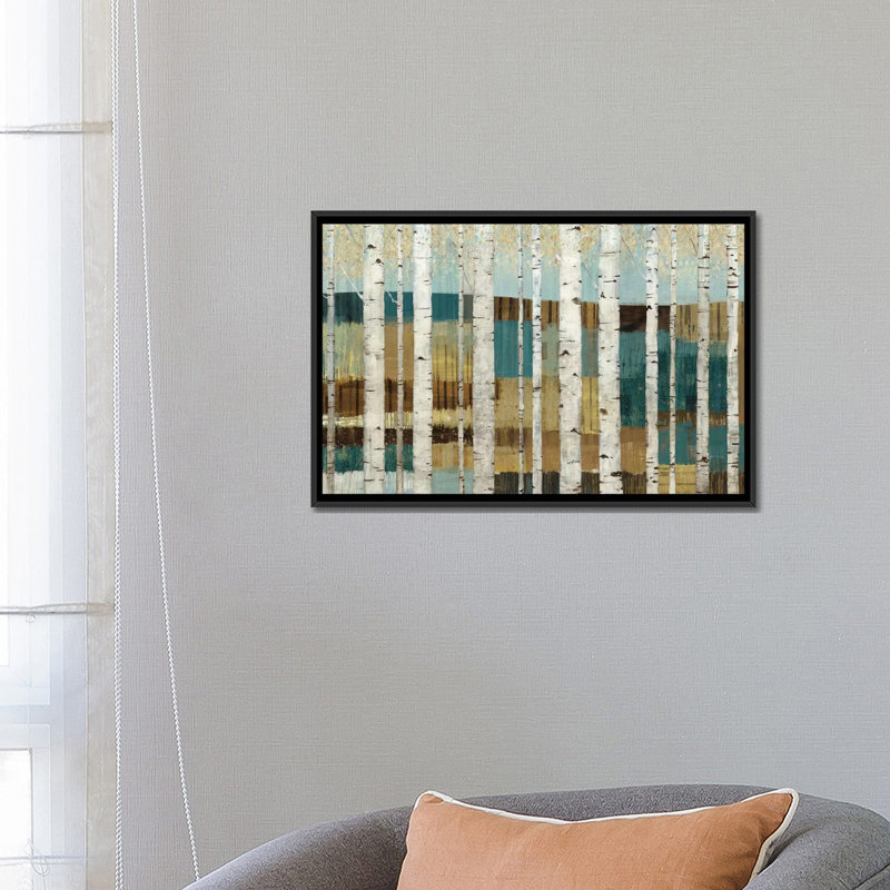 «Shimmering Valley», impression sur toile tendue, H 12 po x l 18 po x P 1,5 po, Pas de tapis, Toile tendue