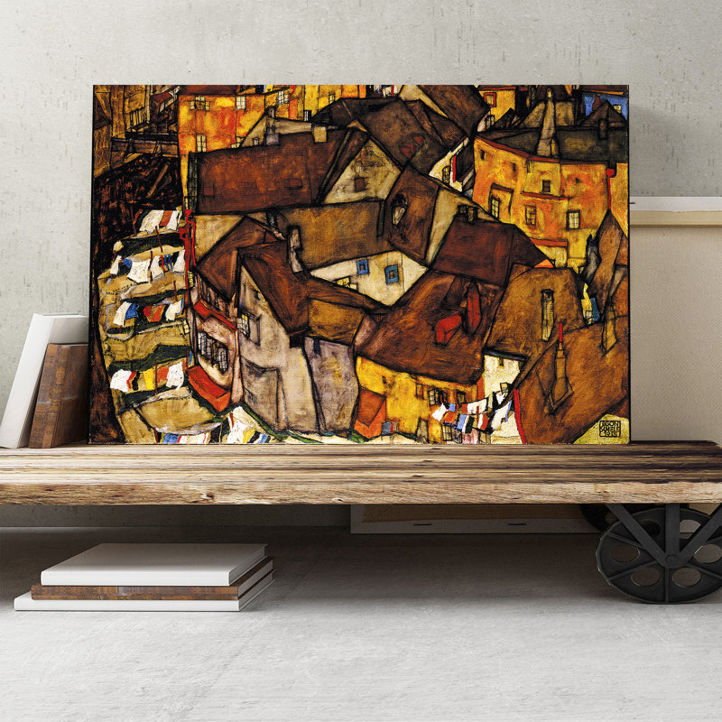 Egon Schiele - Wrapped Canvas Painting, 70cm H x 100cm W