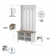 Pernell Hall Tree 32'' Wide with Bench and Shoe Storage