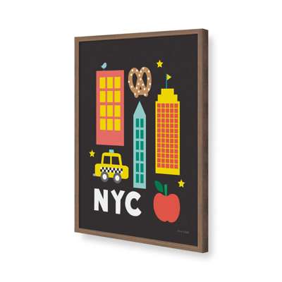 «City Fun NYC» par Ann Kelle, reproduction d'art sur toile
