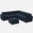 Modular L-Shaped Sectional with Removable Ottoman -276850553