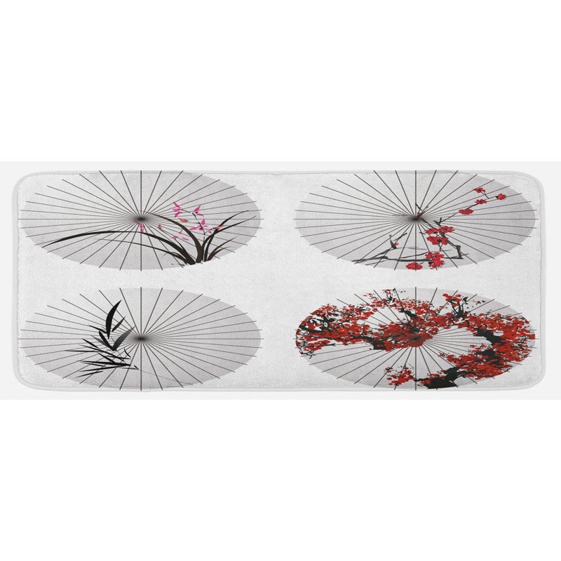 Eclectic Polyester Kitchen Mat