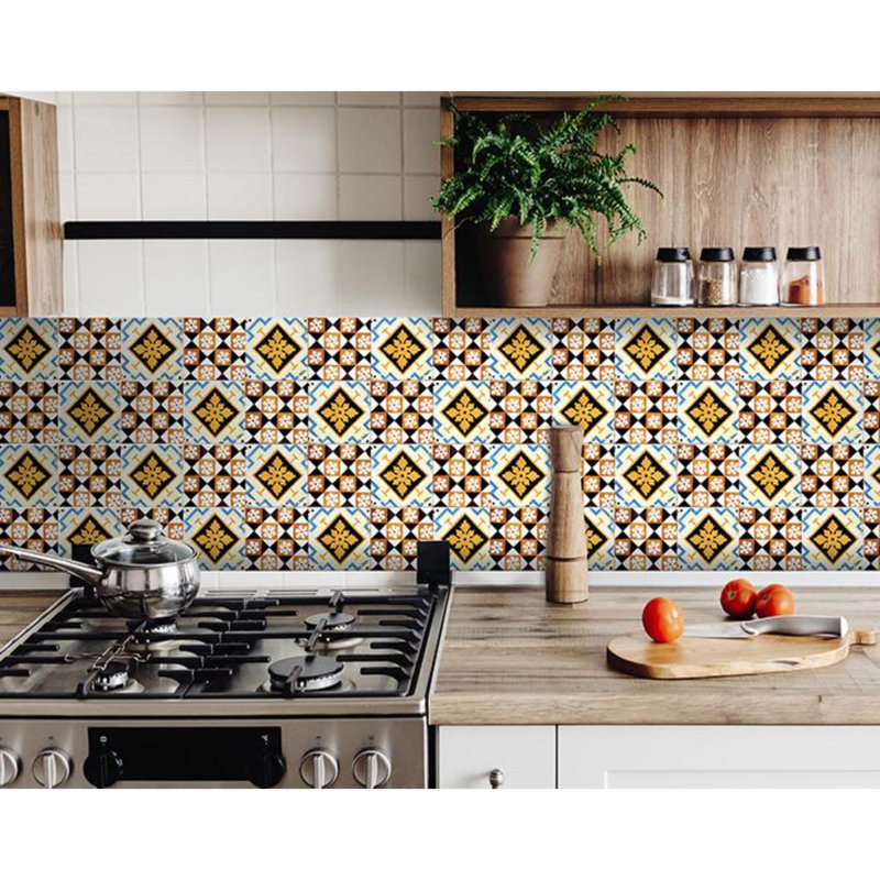 Adhésif décoratif carreaux, 7 po x 7 po