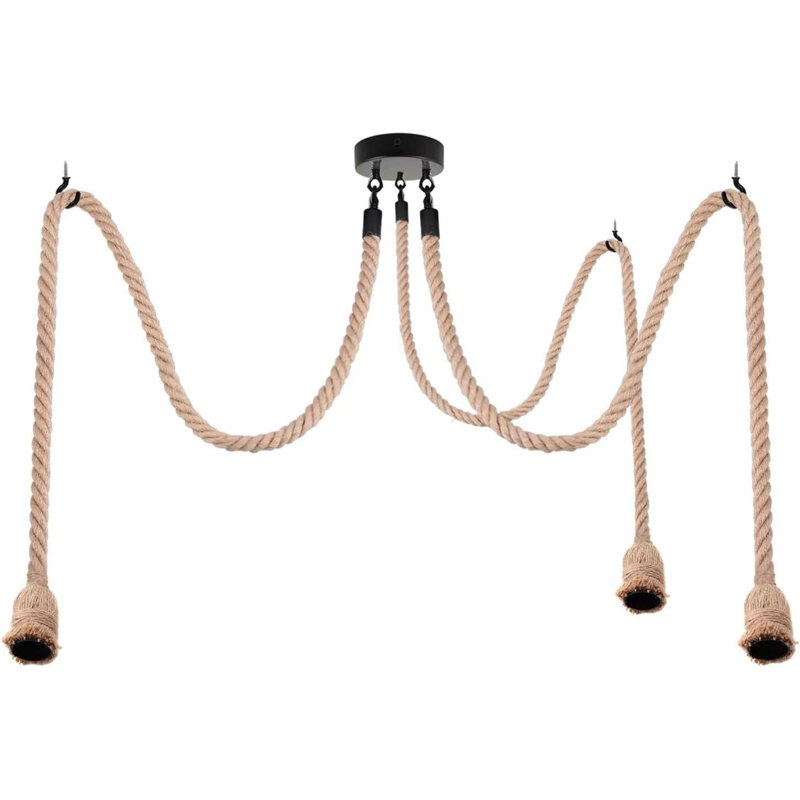 - Light Black Bulb Pendant, 3, No