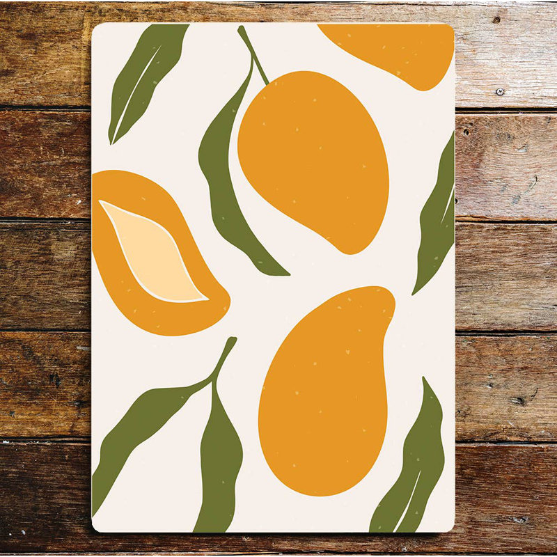 Food & Beverage Wall Decor on Metal, 80cm H x 60cm W