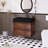 Siglind 29.9'' Single Bathroom Vanity with Solid Surface Top-1908055227-1908055224