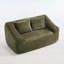 Chaise longue surdimensionnée pour l'intérieur, canapé-lit moderne en chenille à assise profonde avec coussins décoratifs et accoudoirs, canapé-lit pour le salon, chambre à coucher-134205368