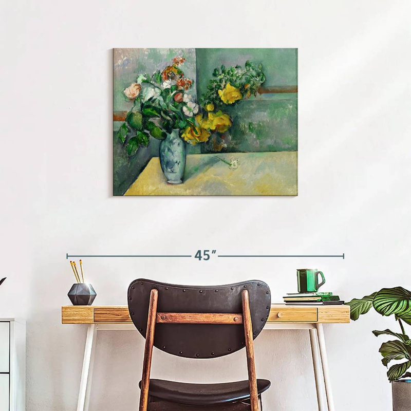 Nature morte dans un vase, H 24 po x l 30 po