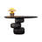 Black Solid Wood Console Table-1548249560