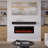 Modern Ember Alfama Fireplace 72 Wood Mantel Shelf with Fluted Reed Details-105011077-105011072
