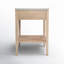 Mayfair 1 Drawer Wood and Marble Nightstand-1352168949