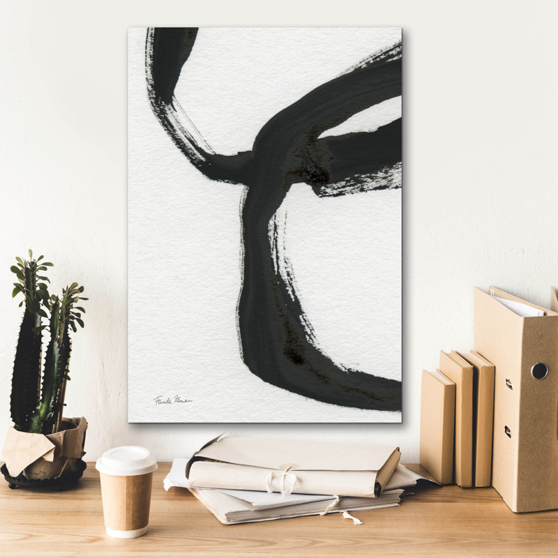  «Inky 4» par Farida Zaman, art mural sur toile, 18 po x 26 po, H 26 po x l 18 po