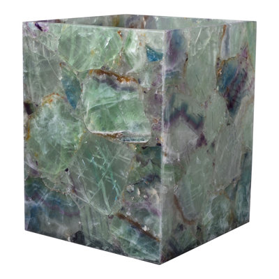 Gemstone  Flourite Wastebasket  + Liner
