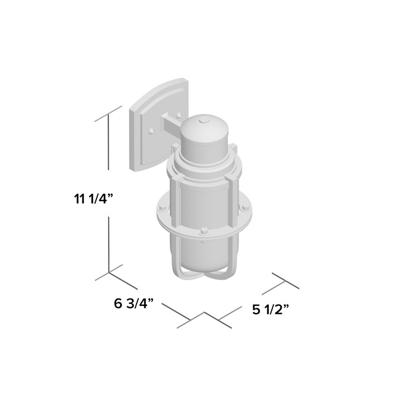 Pernilla Epmm Wall Light, 11.25'' H x 5.5'' W x 6.75" D