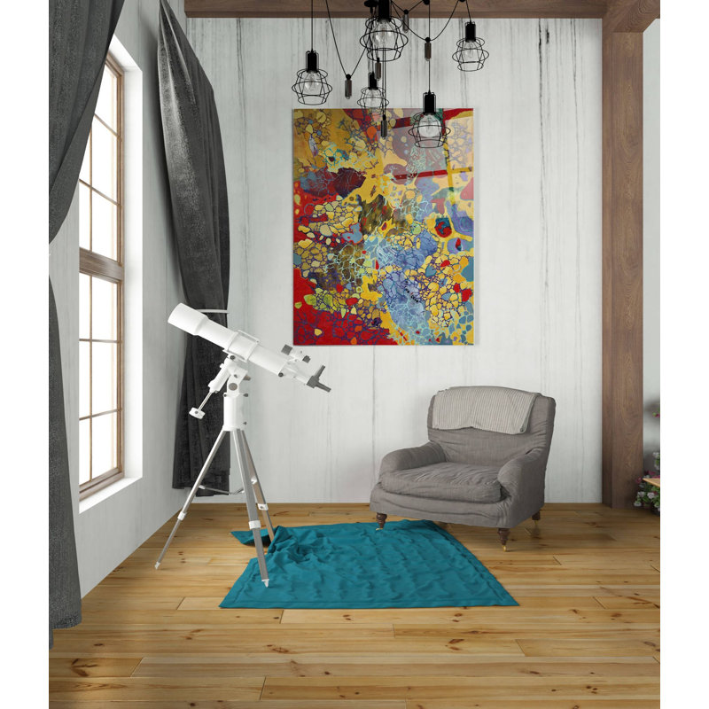«Broadway Boogie Woogie» par Judith D'Agostino, art mural en verre acrylique, H 36 po x l 24 po x P 0,2 po