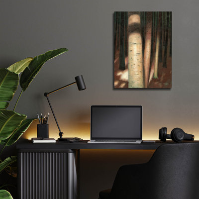 Art mural en verre Sunlit Forest 2 'par Wellington Studio