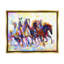 Peinture sur bois Vivid Wild Horses par Leon Devenice-2075149138-2075149139
