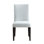 Collection de chaises d'appoint blanches 2 pièces: esthétique moderne. Et brun. Double base piédestal pour plus de durabilité. Siège et dossier rembourrés pour un confort à long terme. Fait de matériaux. Revêtement en tissu de qualité. 24