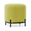 Tabouret et repose-pieds rembourrés vert lime de 18 po Daryla-528914405