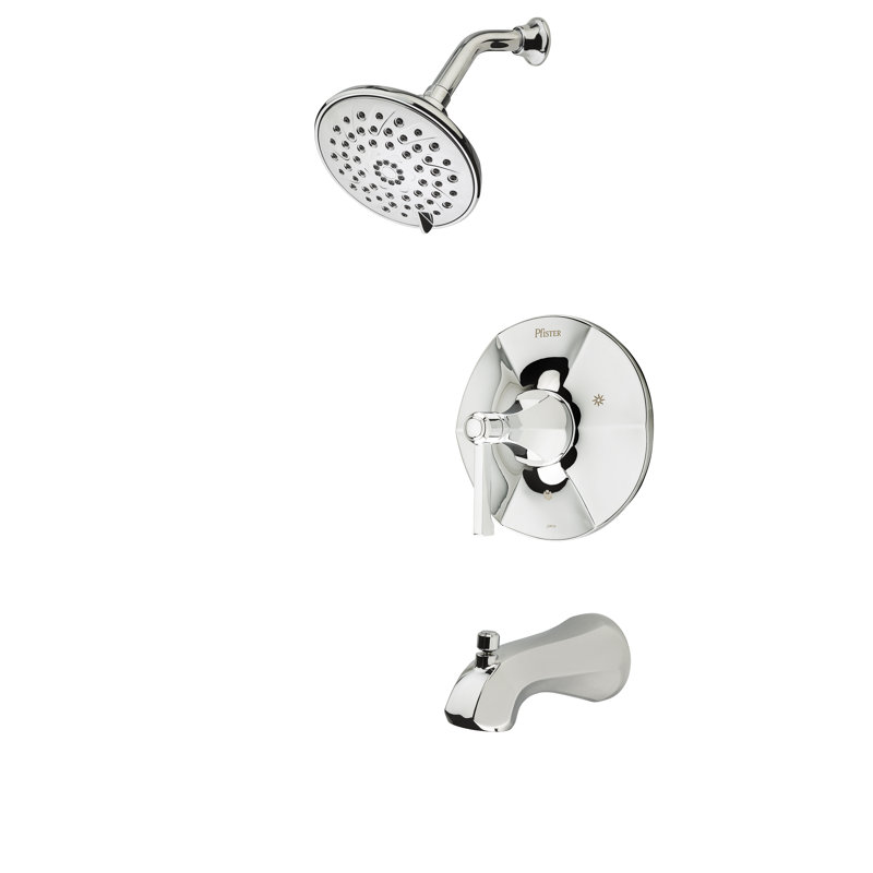 Arterra Pressure-Balanced Tub and Shower Faucet, Polished Chrome