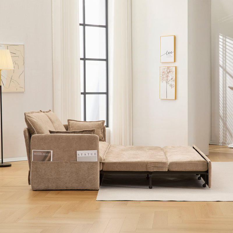 Canapé-lit escamotable Chenille Modern Living Spaces