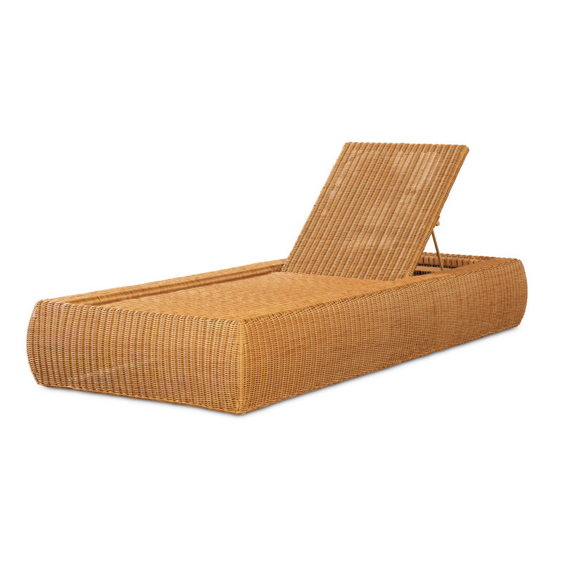 Wade Outdoor Chaise Lounge