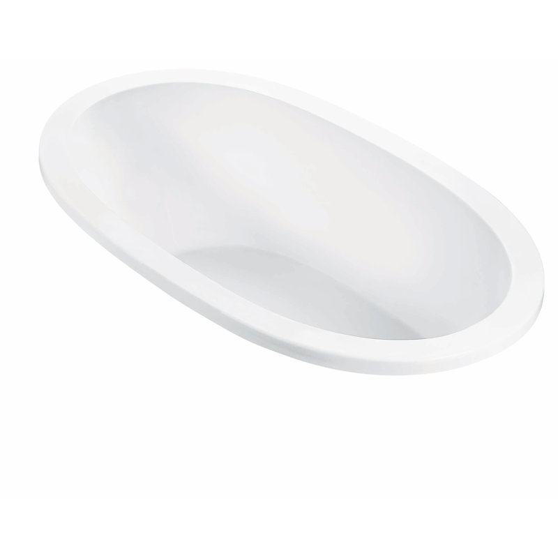 MTI Solutions 3 Soaking Acrylic Bathtub, Biscuit, Drop In, 22" H x 66" W x 36" D