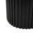 Cole And Grey Wood Handmade Ribbed Side End Accent Table With Slatted Base-2142445167