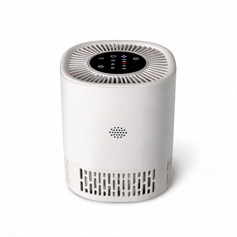 Purificateur d'air portatif pour petite chambre à coucher, filtre HEPA H13, CADR 102 (60 pi³ / min) pour 215 pieds carrés, mode de sommeil silencieux 24dB, verrouillage enfant, 3 vitesses de ventilateur et minuterie pour les propriétaires d'animaux de bureau à domicile