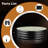 48in Round Galvanized Fire Pit Ring Black