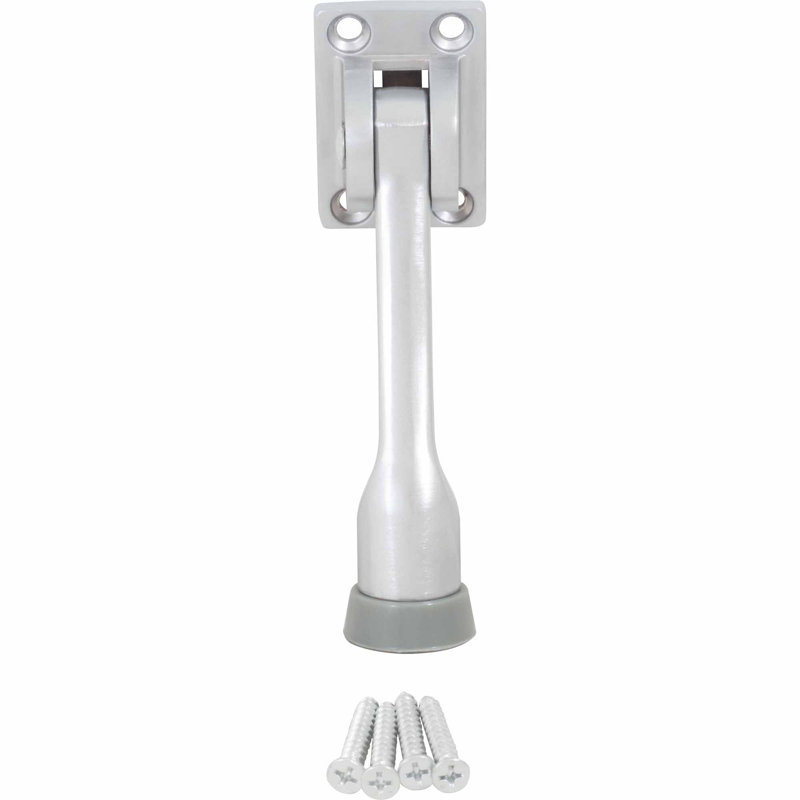 Zinc Kick Stop, Satin Chrome