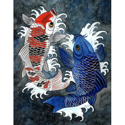 " Koi Fish " by Damon Crook
