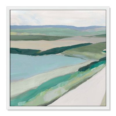 Wolfdale "Fields of Green I" Print by Ian C