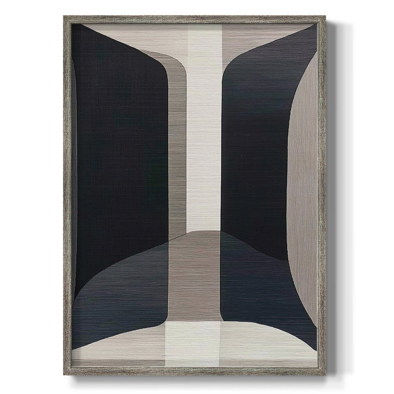 Série ABSTRACT DCLXIV, reproduction encadrée - bois massif, H 21 po x l 17 po
