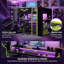 Lit mezzanine pleine grandeur avec concentrateur électrique intégré, bureau ergonomique et lumières RVB froides - Conception peu encombrante pour les enfants et les adolescents-788577396