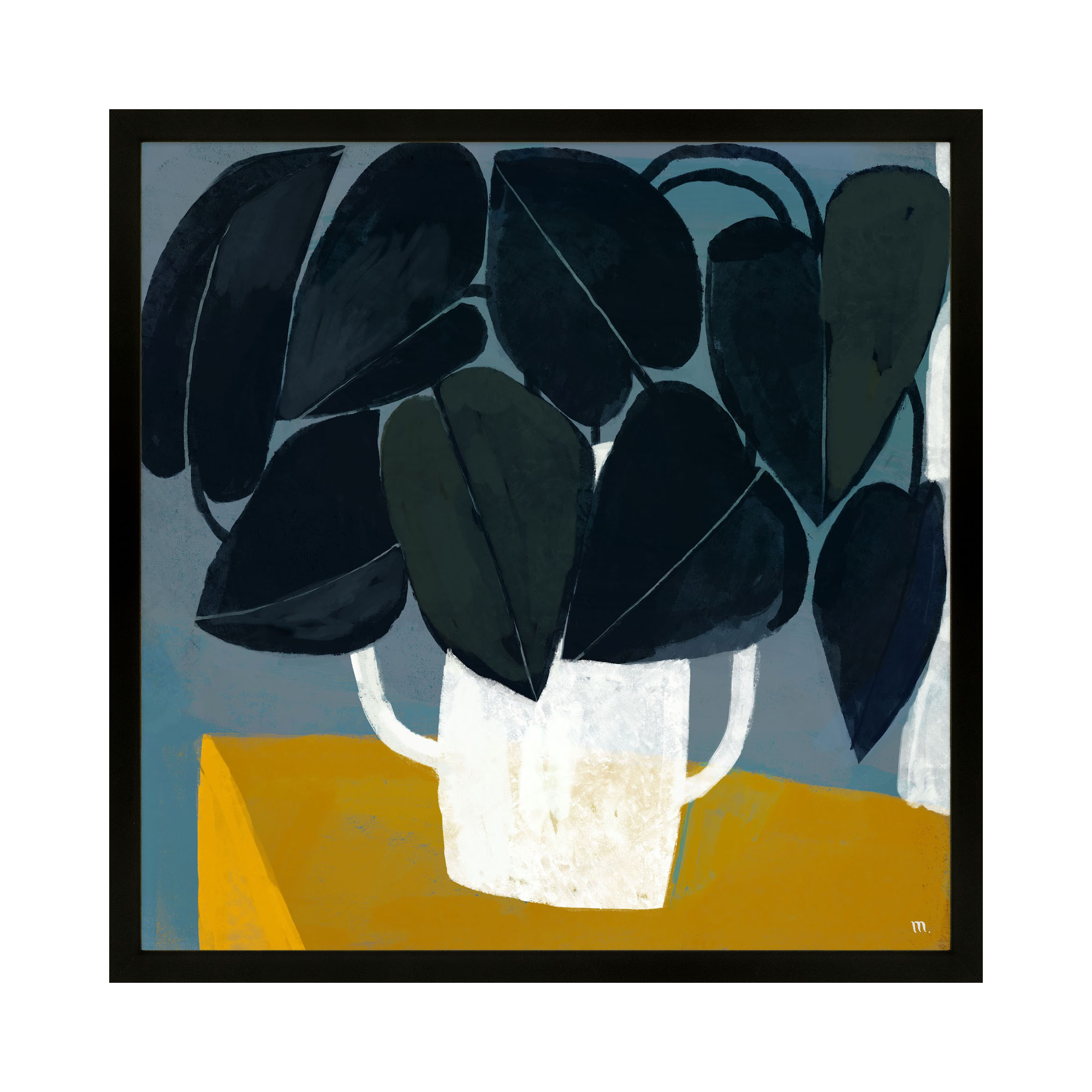Summer Interior 1 by StudioM, 44" H x 44" W x 1.25" D, Black